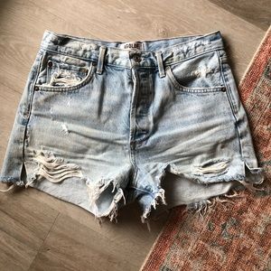 Agolde cut off shorts